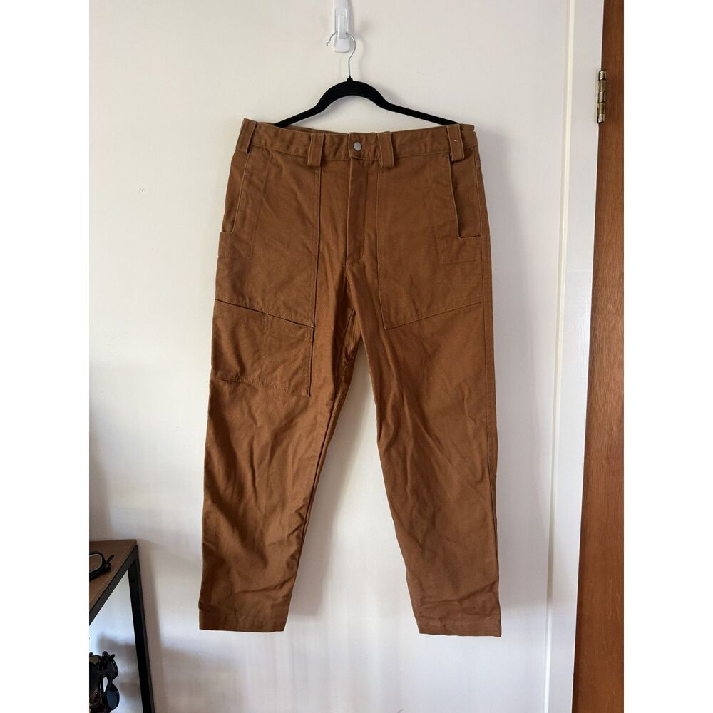 Corps Made in USA Duck Canvas Work Pants, Sample Sale, Brown, Size 30